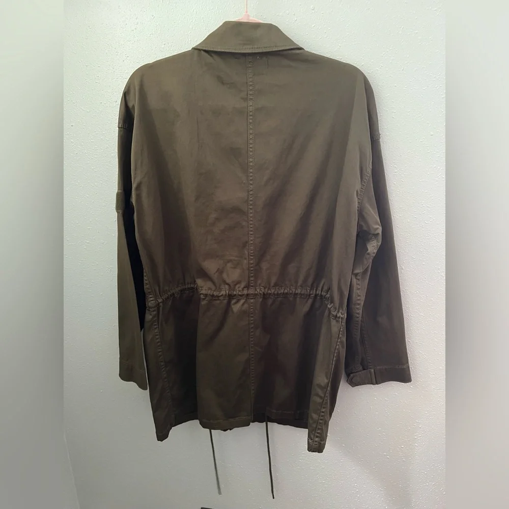 Current/Elliott The Updated Infantry Jacket In Army Green Size 2 New - Picture 3 of 13